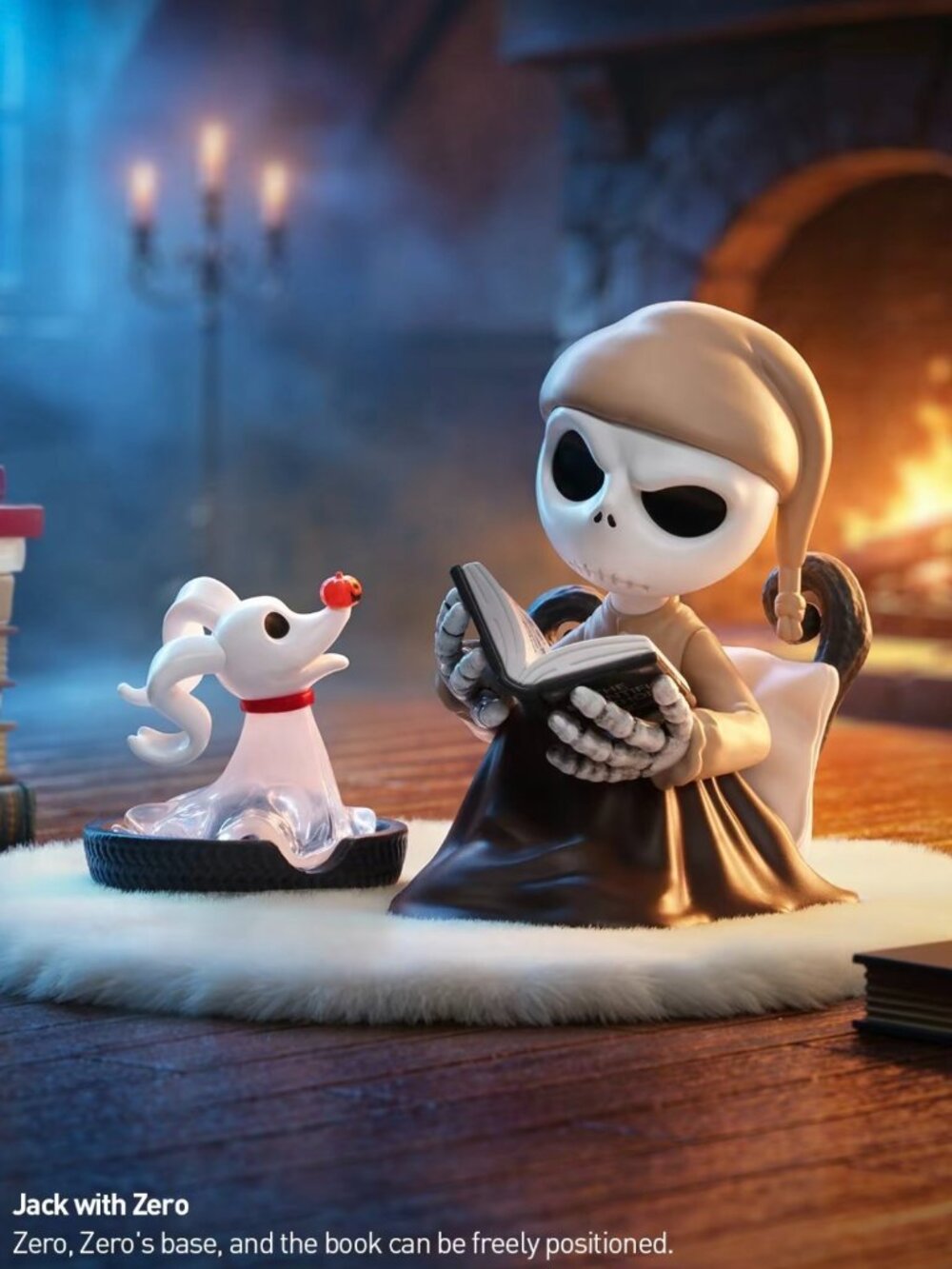 POP MART Nightmare Before Christmas Jack with Zero Confirmed Figure NEW